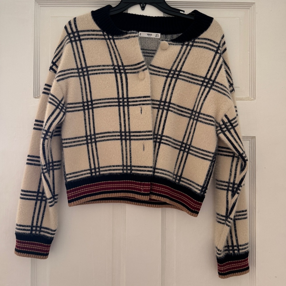 Mango Plaid Jacket